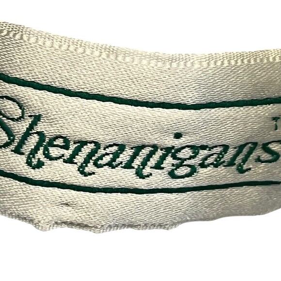 Shenanigans Womens Pastel Blue Vintage Embroidered Cable Knit Chunky Sweater M - Picture 16 of 16